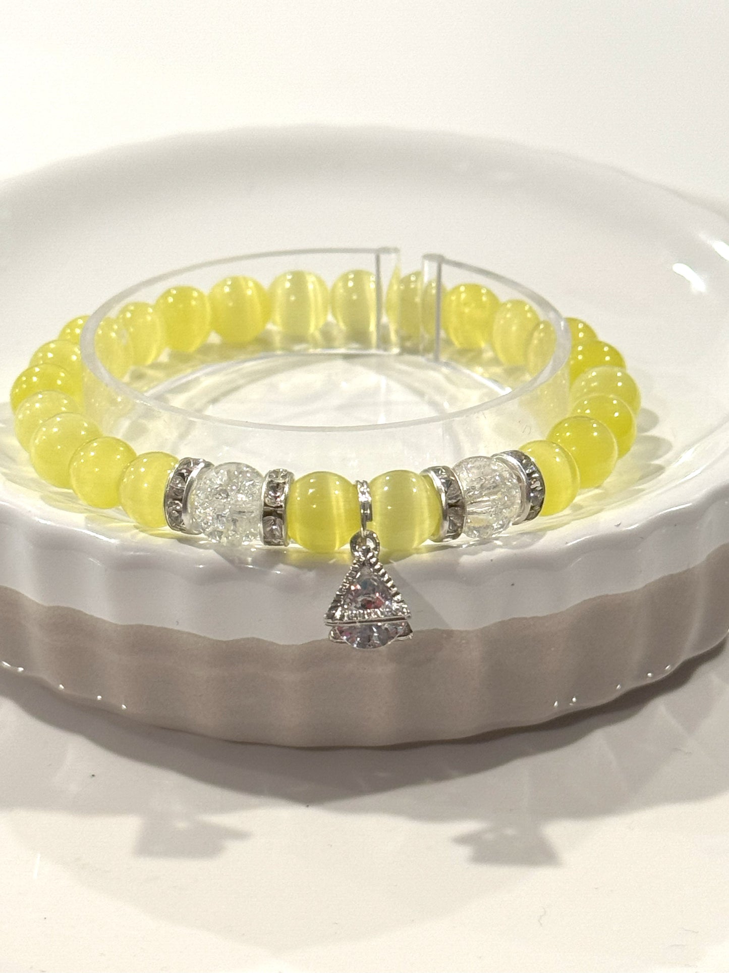 Lemon Gumdrop Bracelet