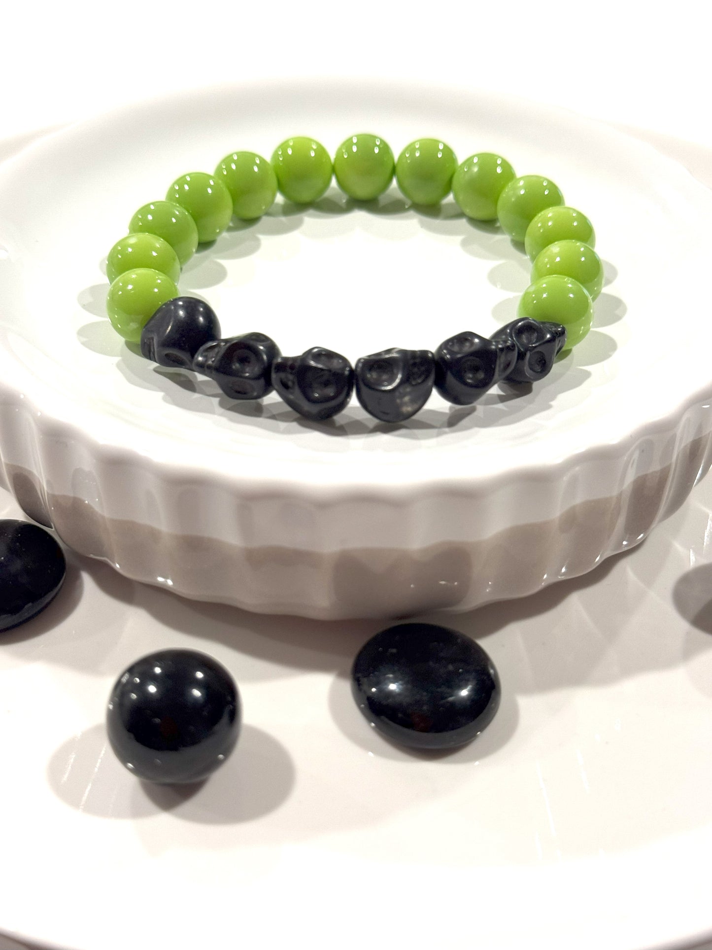 Opaque Skull Bracelet (multiple colors)