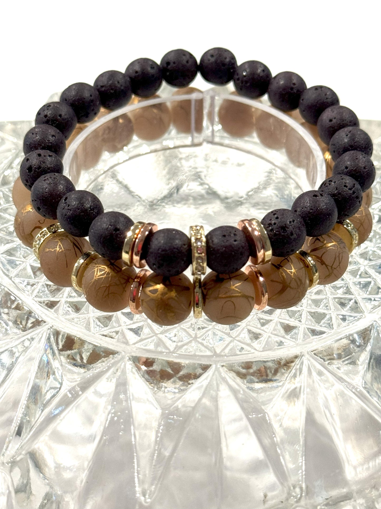 Mocha Chocolate Brown Bracelet (Set)