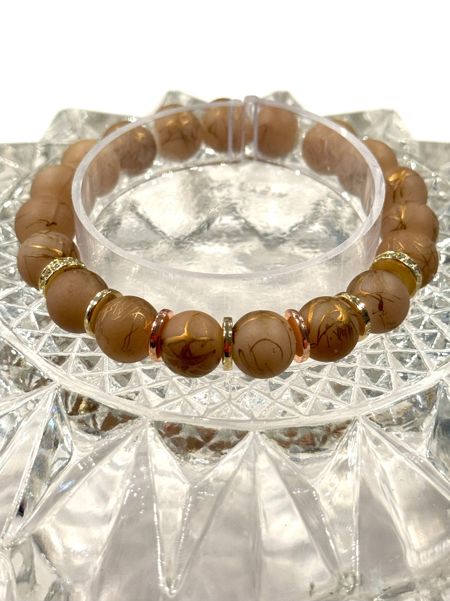 Mocha Chocolate Brown Bracelet (Set)