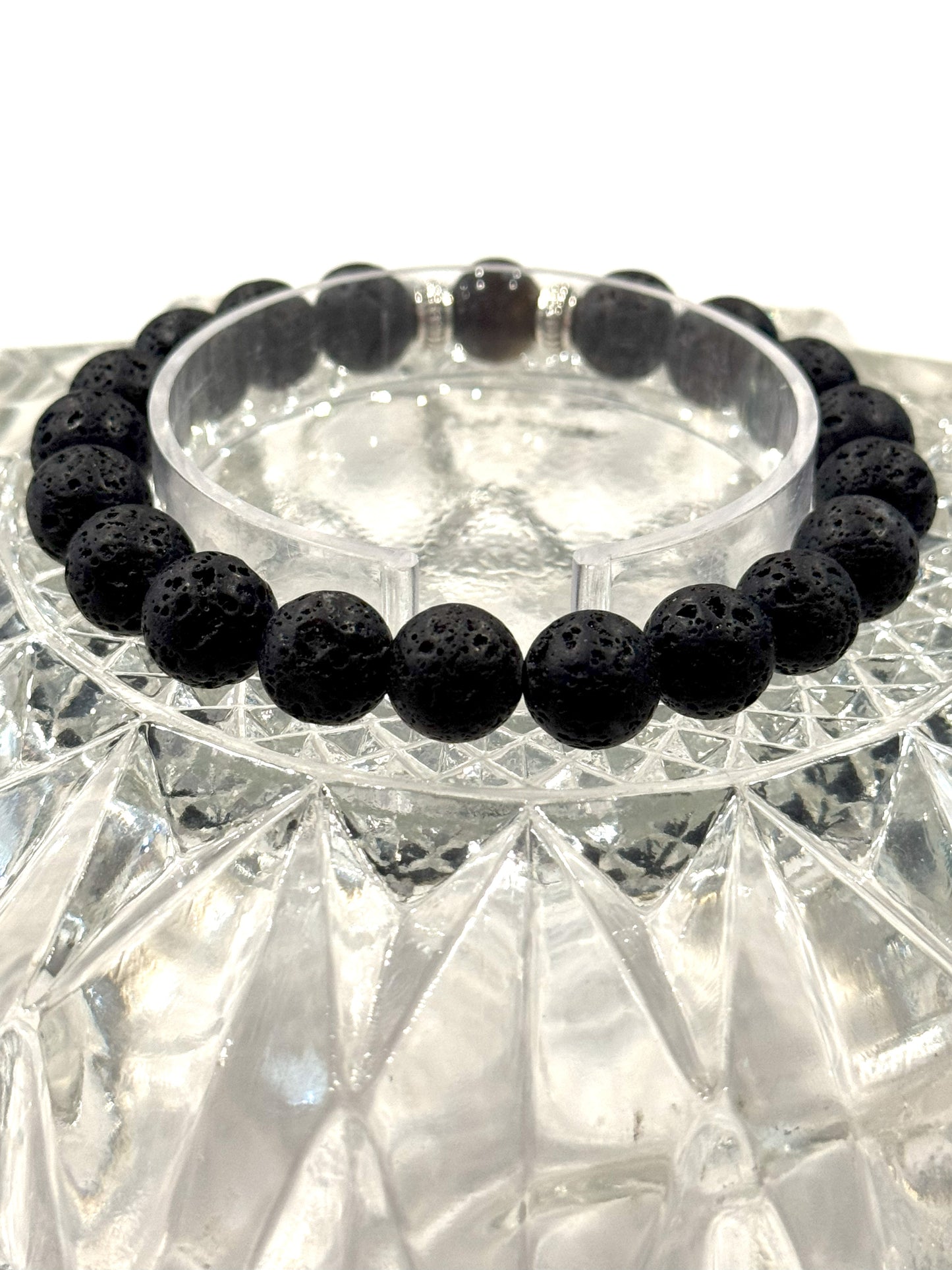 Tiger & Lava Stone Bracelet
