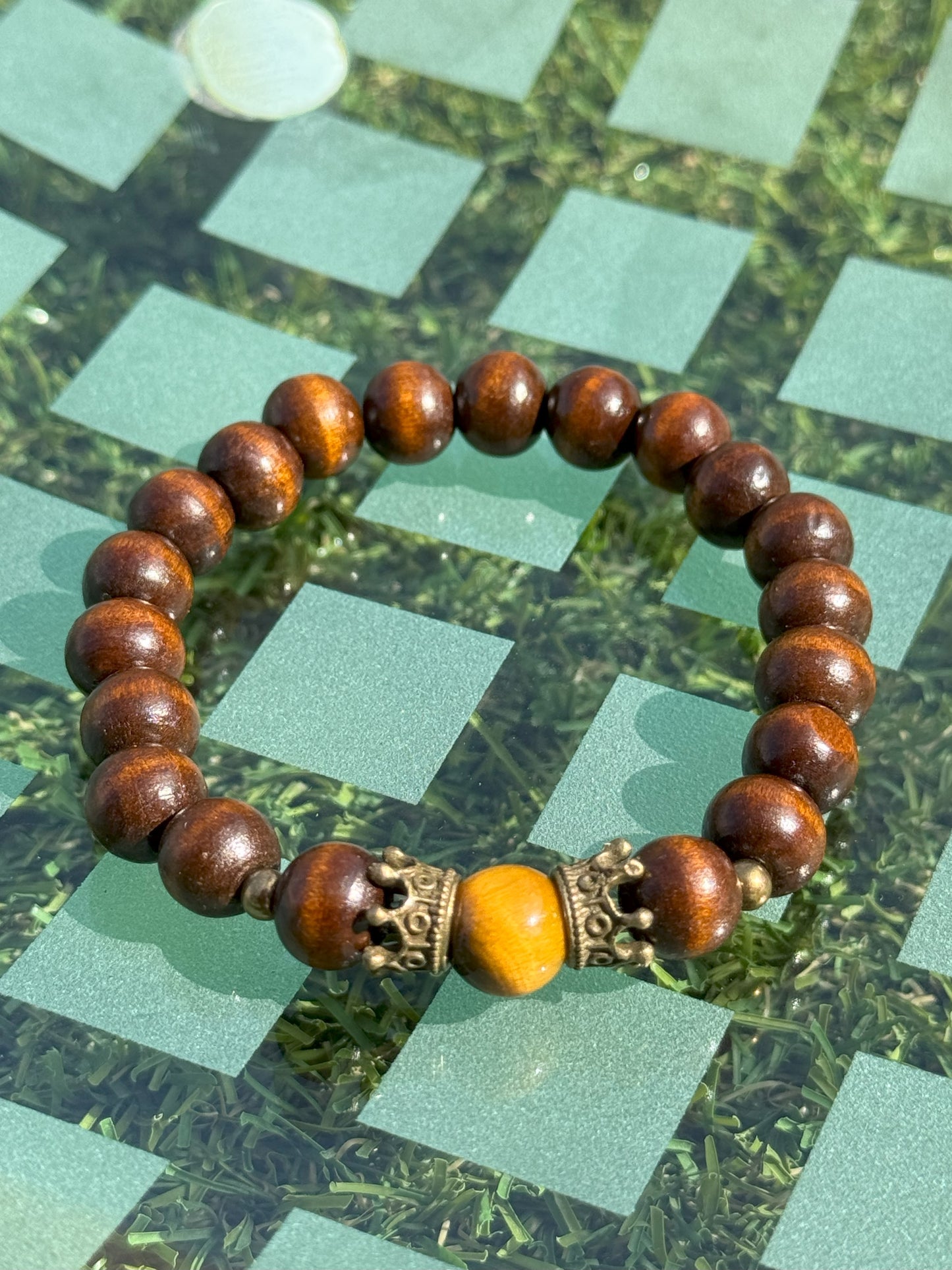 Forest Brown Wooden Bracelet