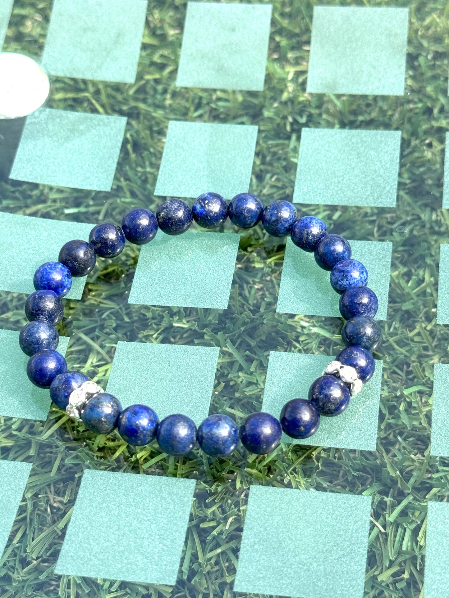 Blue Natural Lapis Lazuli Bracelet