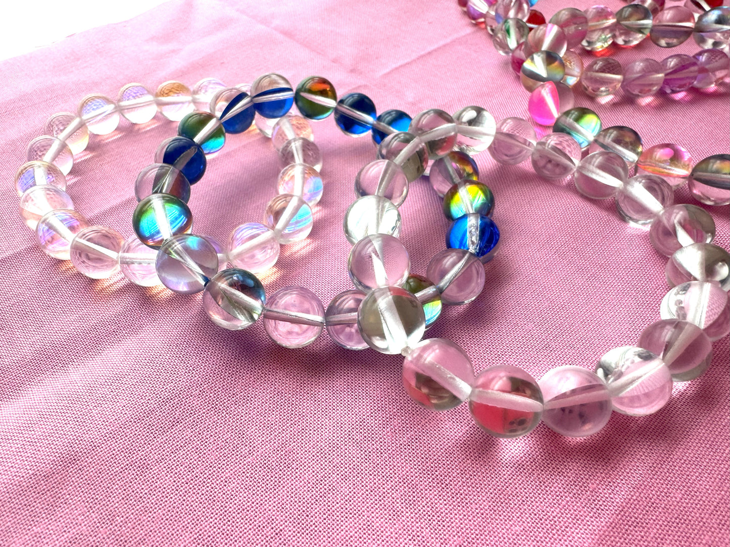Clear Mermaid Bracelet Set