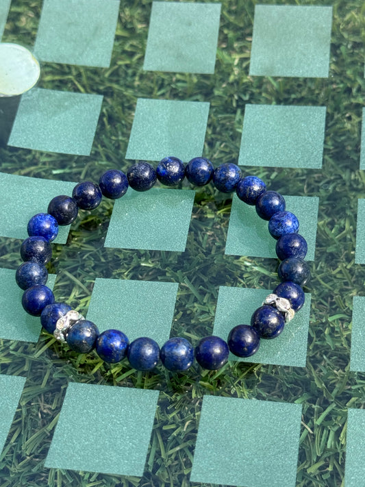 Blue Natural Lapis Lazuli Bracelet