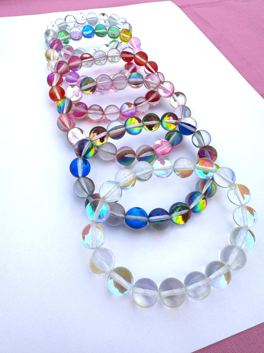 Clear Mermaid Bracelet Set