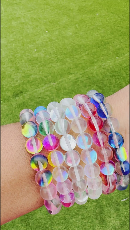 Clear Mermaid Bracelet Set